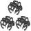 30Pcs Black Plastic Mic Cable Clips Durable Cable Organizer for Home 4