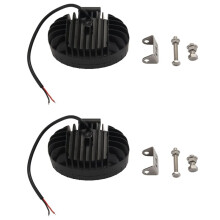 2X Forklift Safety LED Light 5.5 Inch 8W LED Warning Lamp Warehouse Pedestrian Spotlight Driving Work Lights( )