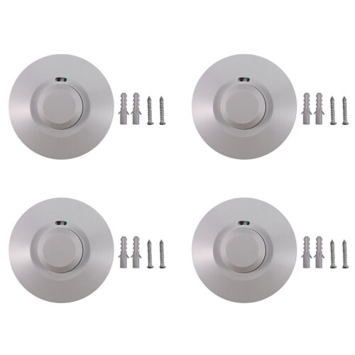 4X 220V 800W Microwave Sensor Pir Occupancy Body Motion Detector Light