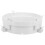 2Pcs Easy Install Portable Ac Exhaust Hose Adapter in White 2