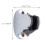 6Pcs Bathroom Silver ABS Shower Head Bases Adjustable Wall Holders 10