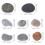 8Pcs Hand-Painted Rocks For Kids 3-5Cm Mixed Color 3