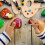 8Pcs Hand-Painted Rocks For Kids 3-5Cm Mixed Color 6