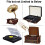 5pcs Gold Record Player Needles with Brush, 18mm, Compatible 10