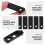 20Pcs Black Rubber Lighter Gaskets Durable Anti-Evaporation Pads 10