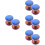 8Pcs Durable Blue Binding Screws for Leather Book Binding Home Use 8
