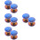 8Pcs Durable Blue Binding Screws for Leather Book Binding Home Use 9