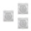 3 Pieces Transparent Eyelash Box Strip Boxes Case Packaging Empty 7