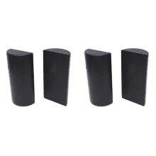 2 Par de Rodillos de Espuma Semicirculares de 30 cm para Yoga Pilates Equipment de Fitness de Deporte Almohadilla de Equilibrio Bloques de Yoga