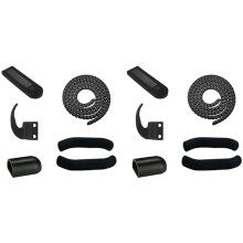 2 Set Gancio di Protezione per Gancio Nel Nylon  Gancio per Scooter per Accessori per Scooter Elettrici  MAX G30 Nero