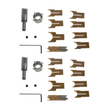 32Pcs Carbide  Blade Woodworking Milling Cutter Molding Tool Beads Router Bit Drills Bit Set 14-25mm