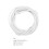 1Set Flexible Curtain Wire Hanging System Kit White Plastic Steel 2