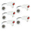 5X E27 Socket Adapter with /Off  to US Plug,Flexible Extension Lamp Bulb Holder Converter 1