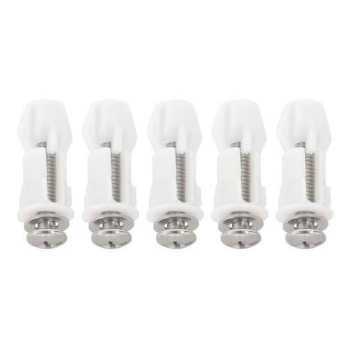 Toilet  Hinges Screws WC Hole Fixing Easy Installation 10 Pack