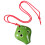Green Mini 6 Hole Ceramic Ocarina Portable Student Instrument 2
