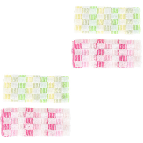 4Pcs Thick Supple Shower Towels Assorted Colors Bath Accessories 2