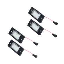 4Pcs No Error LED Number License Plate Light for 5 Touring Cayenne