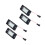 4Pcs No Error LED Number License Plate Light for    5 Touring    Cayenne 1