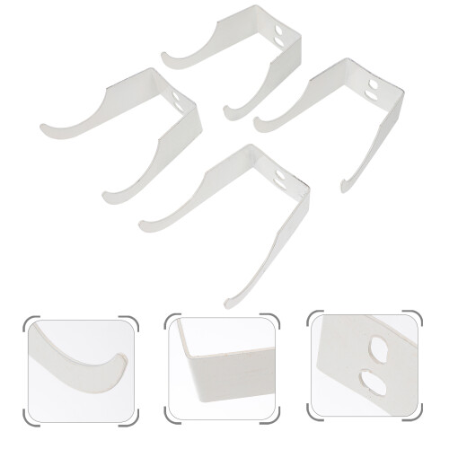 4 Pcs Hook Up Bathroom Hooks Helper For Optimization 2