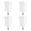 4X,600Ml Plastic Hvlp Paint Cup Pot for  Sprayer Cup Connector Jet Paint Sprayer 1
