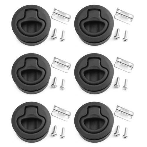 6X Slam  Hatch Round Pull  1/2 Inch Door Replace M1-63 RV Marine