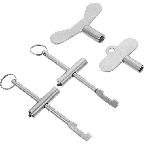 2 Sets Water Meter Key Radiator Plumbing Air Vent Tool 2