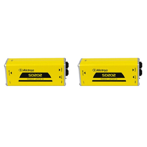 2X Alctron SD202 Passive DI Box Impedance Conversion DI BOX Electric Guitar Direct Connection Box Effect 1