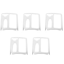 5X Car Styling Interior Stainless Steel Sticker Water Cup Holder Panel Trim for C Class W204 2009-2014 Lhd