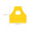 15Pcs Compact Plastic Car Vinyl Wrap Squeegees High Visibility Yellow 2