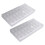 2X Shell Shape Hard Chocolate Mold 3D Sea Shell Polycarbonate Clear Ice Jelly Candy Mould 1