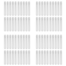 400Pcs 12X100mm Transparent Laboratory Clear Plastic Test Tubes Vials with Push Caps School Lab Supplies