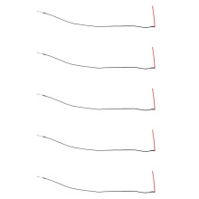 5X Acoustic Guitar Saddle Piezo Bridge Red Pickup Stick for Acoustic Guitar Music Instrument Part