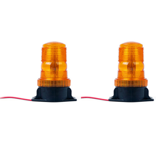 2X Forklift 30 LED Beacon Light Strobe Lamp Hazard Emergency Flashing Warning Amber
