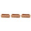 3X Hand-Woven Rectangular Rattan Wicker Basket Fruit Tea Snack Bread Picnic Cosmetic Box Kitchen Household Tools-S 1