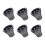 6Pcs Professional Golfs Ball Picker Replaceable Rubber Grabber Black 7