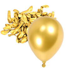 100 Stks Goud Metallic Chrome Latex Ballonnen, 5 Inch Ronde Helium Ballonnen voor Bruiloft Afstuderen Verjaardag Baby Shower!