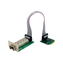M.2 AE-Nyckel Till 1-Port SFP-Nätverkskort 10/100/1000 Mbps Gigabit Ethernet NIC-Nätverkskort Enkelfiberport I210AS