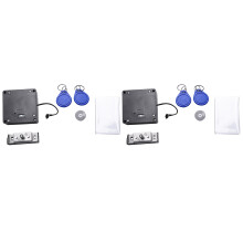 2X Electronic RFID Cabinet Lock No Hole Easy Installation Furniture Locker Wardrobe Shoe Cabinet Drawer Door Lock
