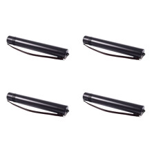 4X Black Plastic Drawing Picture Storage Tube Poster Scroll Holder
