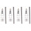 60Pcs 400Mm Optical Axis Guide Bearing Housings Linear Rail Shaft Support Screws Set 1