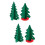2 Pack Simulation Tree Decorations Office Party Ornament Ornaments 6