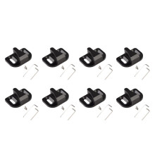8X Modifica Auto Protezione Portellone Limitare Stopper Risolvi Rumore Anomalo Serratura Fibbia per  Prado RAV4 03-21