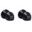 2 Pair Roller Skate Toe Caps PU Leather Skate Toe Guards for Roller Skates Toe Cap Protective Black 1