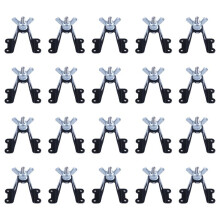 20X 1/10 Spare Tire Rack,Metal Rear Spare Tyre Bracket Wheel Holder Carrier for 1/10 Axial SCX10 D90 CC01 RC Car