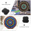 8Pcs Black Mandala Painting Cardboard for DIY Art Projects 4