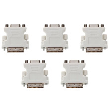 5X Semoic DVI Male Adapter (DVI - D 24 1) to Female VGA (15-Pin)