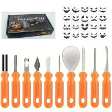 Halloween Pumpkin Carving Set Tools Pumpkin Carving Knife Adults Pumpkin Cutting Supplies Engraving Kitchen