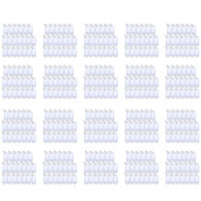 White Portable Plastic Key Fob Key Tag ID Labels 400 Pieces