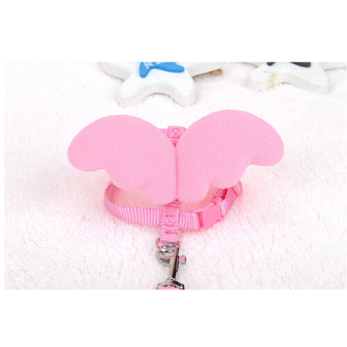Roze Pet Chest Strap Met Wing Design En Verstelbare Band 1