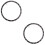 2Pcs Lightweight Aluminum Alloy Watch Protector Ring Black Case 6